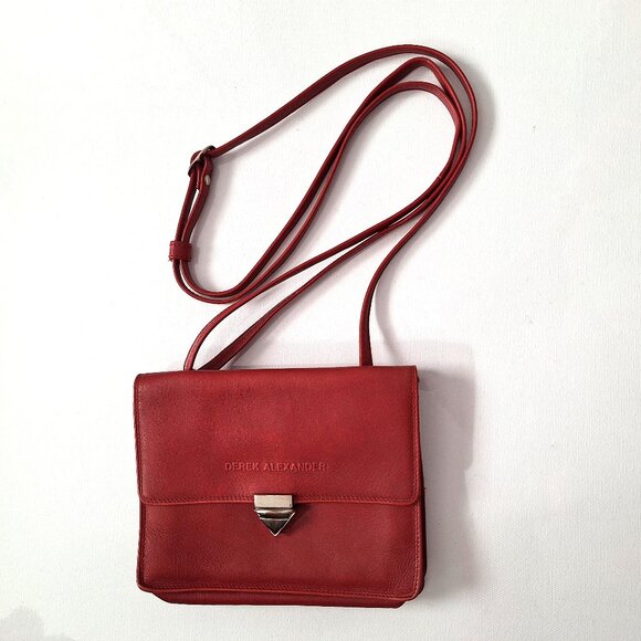 Derek Alexander Handbags - Derek Alexander Red Crossbody Bag